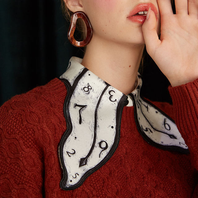 Embroidered coffee foam print original design