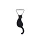 Kamo original black cat series tie