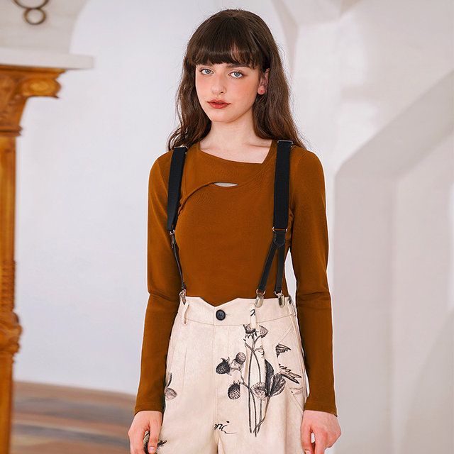 Autumn and winter original designer long-sleeved three-color ins style