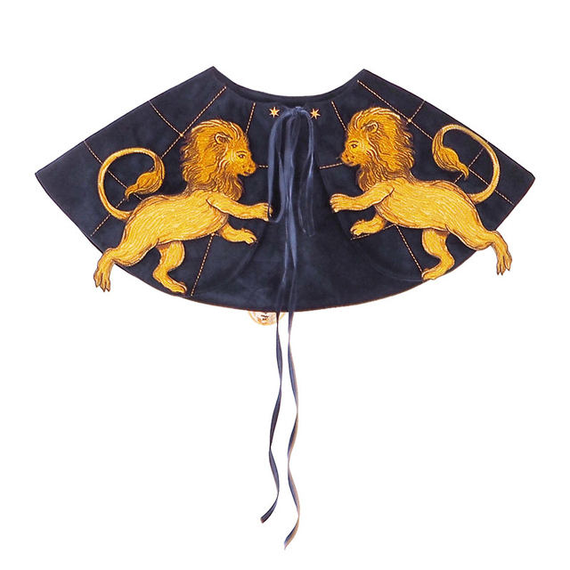 Kamo Original Autumn and Winter New Leo Velvet Fake Collar