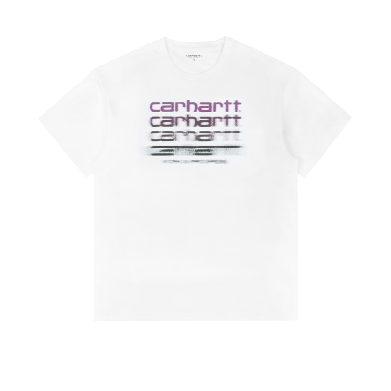 Carhartt WIP男装春夏渐变字母印花潮流短袖T恤029013清仓特价-图2