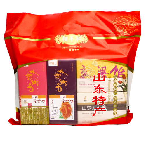 山东特产土特产济南礼季和760g大礼包盒装高粱饴煎饼济南特色名吃 - 图3