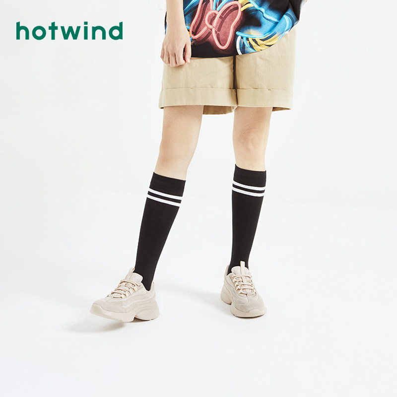 热风松糕厚底老爹ins潮运动休闲鞋 hotwind热风北京单鞋