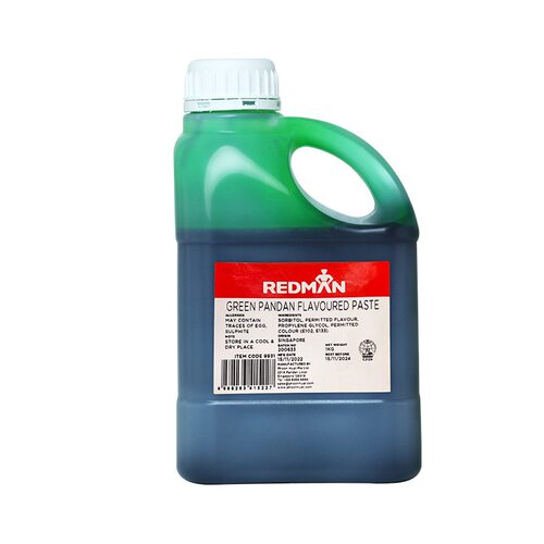 红人牌REDMAN斑斓精1kg 新加坡原装进口戚风蛋糕色素烘焙香兰色素 - 图2