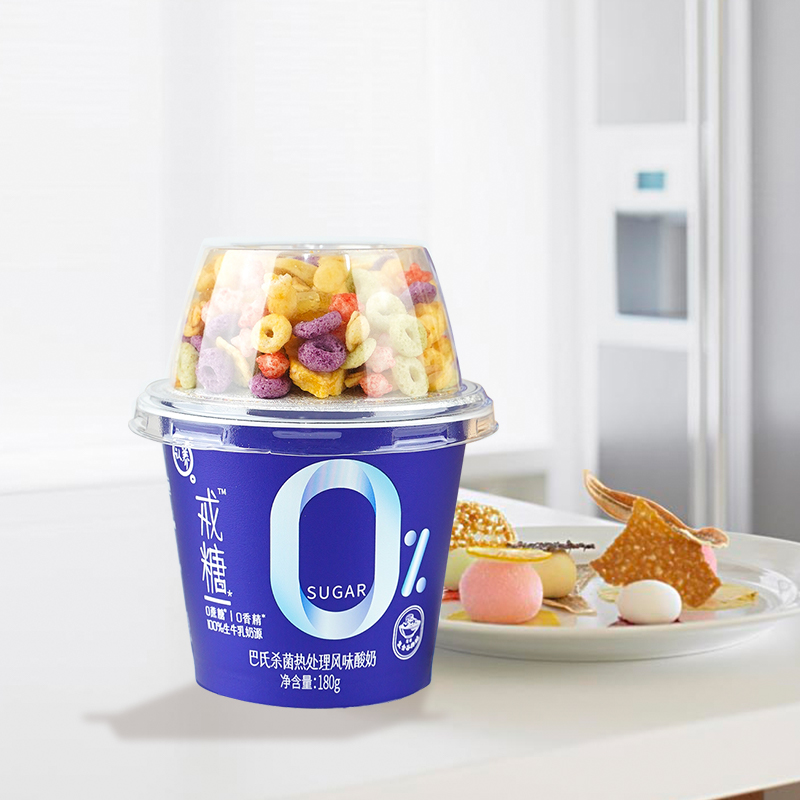 悠纯戒糖酸奶210g*6大杯0添加蔗糖谷物搅拌酸奶拌