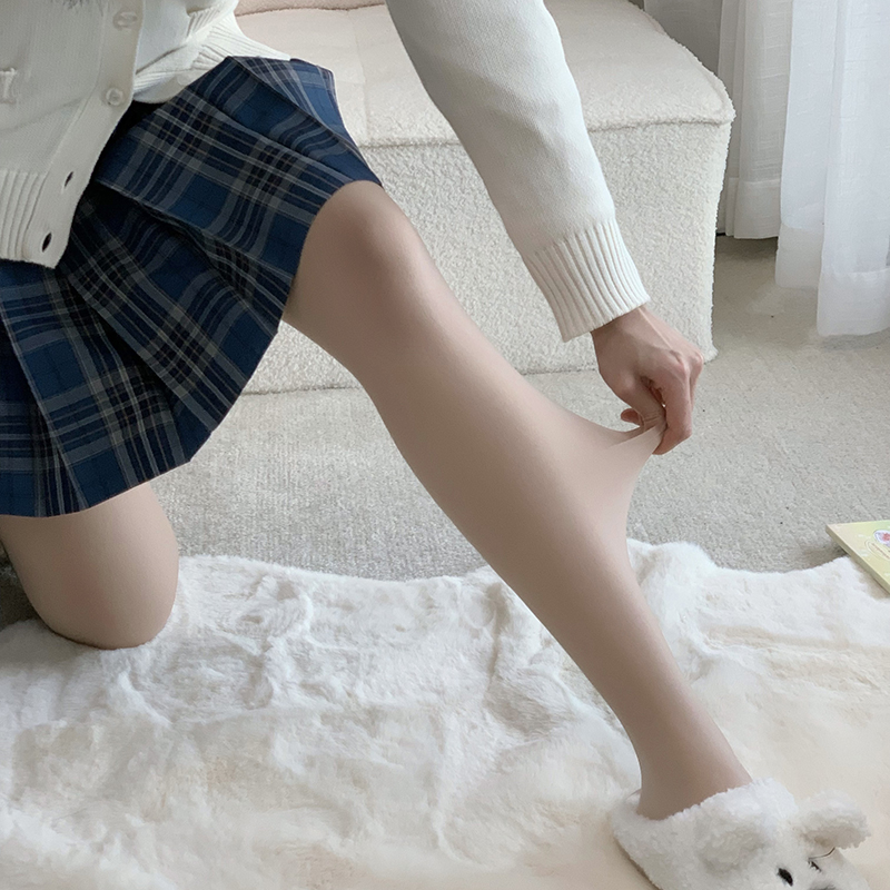 心脏地震光腿裸感神器秋冬女肉色双层加厚自然丝袜打底裤薄款裤袜