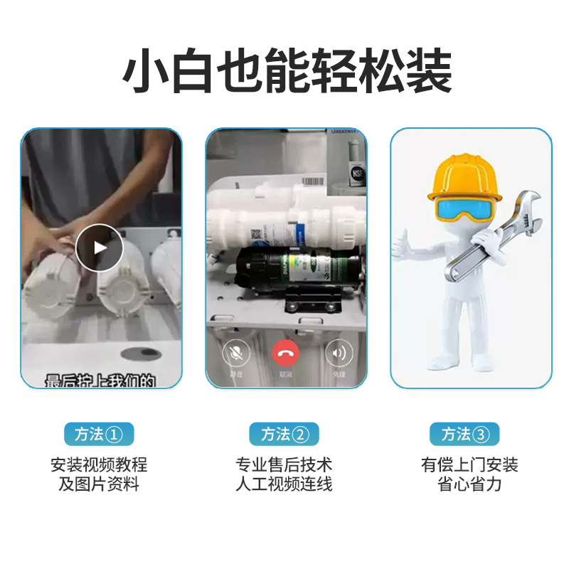 海尔净水器滤芯HRO12H99-2U1/12H59-2U1家用适配PPC复合反渗透芯 - 图2