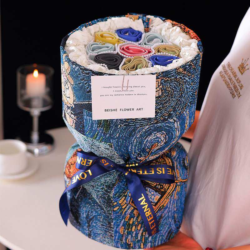 七夕情人节礼物老公高级内裤花束男士生日男生实用仪式感送老公