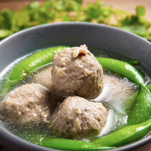 华峰肥老大牛筋丸商用2.5kg/包冷冻半成品火锅关东煮肉丸子食材 - 图0