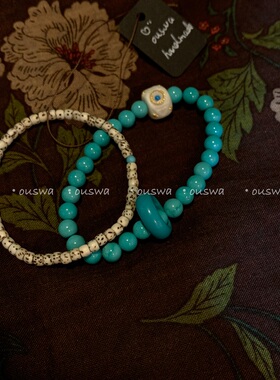 ouswa原创【恶魔之眼】蒙松星月菩提复古新中式小众文玩手链手串