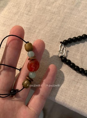 ouswa原创无尘素衣手绳手链