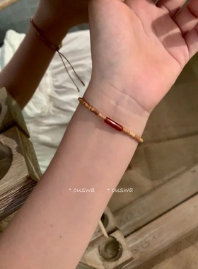 ouswa原创橄榄核文玩手绳手串