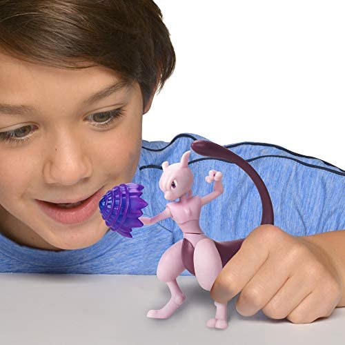 Pokemon Feature Battle Figure- Includes 4.5-Inch Mewtwo-图0