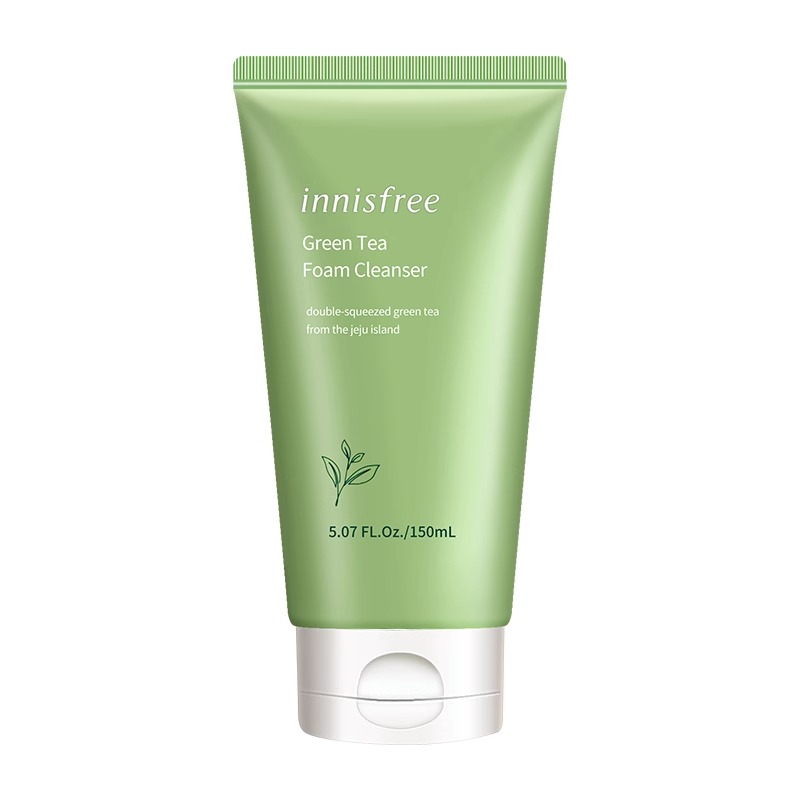 innisfree悦诗风吟绿茶洗面奶清洁毛孔控油洁面乳旗舰店官网正品 - 图3