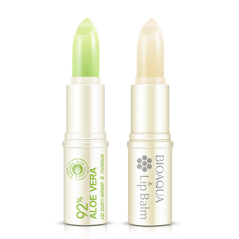 泊泉雅昊达专卖店【两支装】蜂蜜芦荟润唇膏补水保湿无色唇膜防干裂淡化唇纹护唇3