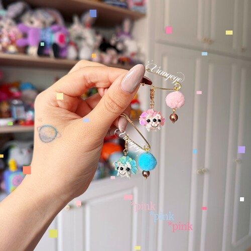 日本toho串珠miyuki材料包川崎刺猬胸针龙虾扣材料包diy视频教程 - 图0