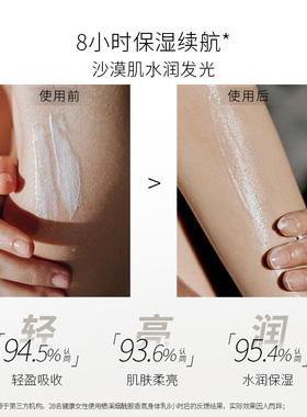 栖溪秘境烟酰胺香氛身体乳保湿滋润轻盈沁润香滑发光肌