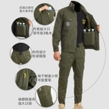 Осенний эластичный хлопковый износостойкий камуфляжный дорожный комбинезон для отдыха, защита от ожогов