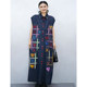 ກະໂປງຍາວ denim niche graffiti ມີ beading ຫນັກເພື່ອເຮັດໃຫ້ເຈົ້າເບິ່ງ slimmer