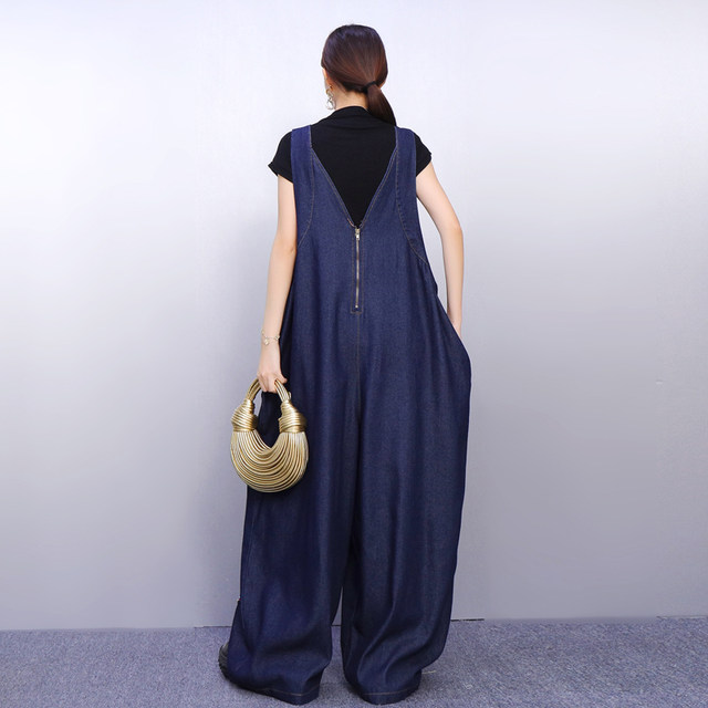 Butterfly heavy industry embroidered jumpsuit denim ເປັນຄົນອັບເດດ: ແລະ slimming