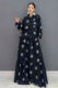 2026 Spring New Fashion Versatile Casual Loose Suit Printed Stand Collar Long Sleeve Spliced Skirt Set two-piece