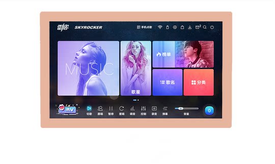 ktv点歌屏点歌台触摸屏幕21.5寸雷客KTV触摸显示器音王雷石视易