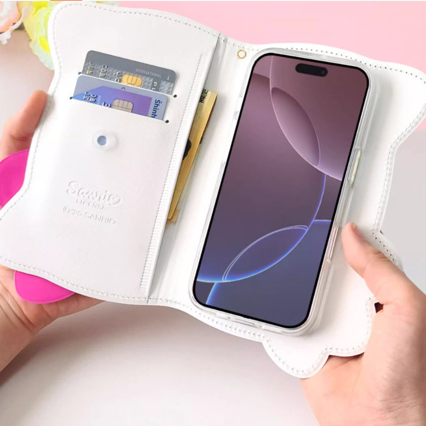 韩国凯蒂猫苹果iphone17pro max卡通翻盖皮套16保护套15pro手机壳,淘宝优惠券,粉丝福利购,淘宝优惠卷