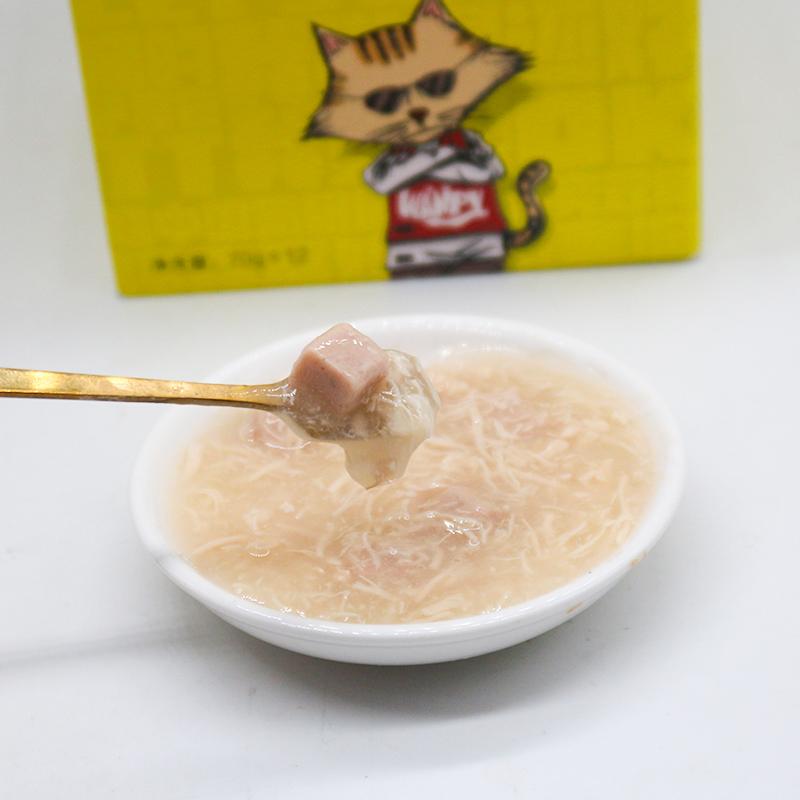 wanpy顽皮猫咪鲜封包70g*12包猫零食拌饭湿粮成猫幼猫营养增肥 - 图3