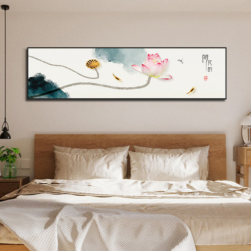 新中式床头装饰画中国风卧室喜上眉梢壁画房间沙发背景墙高端挂画 - 图3