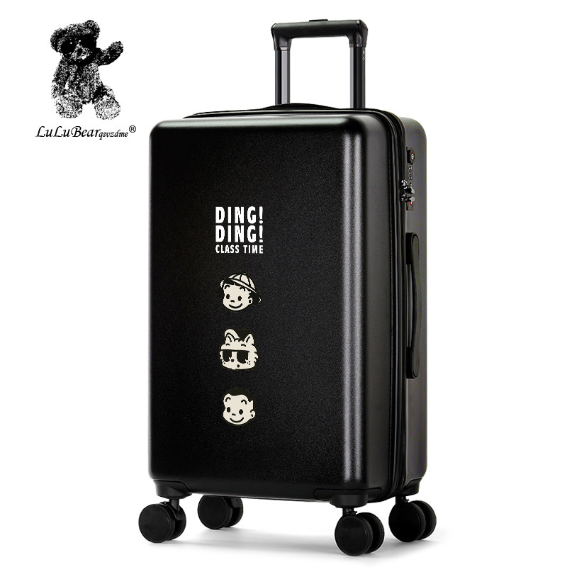 lulu熊20寸女万向轮登机男拉杆箱 lulubearqsvzdme旅行箱