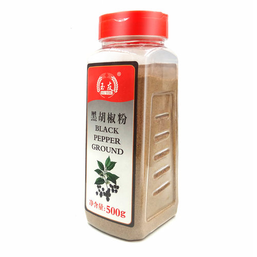 包邮玉友黑胡椒粉500g包邮现磨越南黑胡椒意大利面调料牛排配料 - 图0