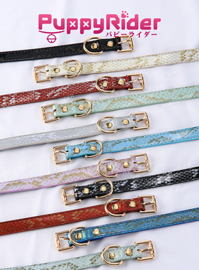 PUPPYRIDER禁蛇纹项圈choker