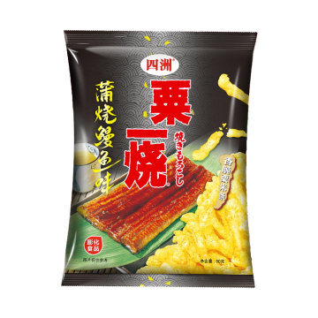 四洲粟一烧80g烧烤味/辣味/龙虾味/蒲烧鳗鱼味膨化零食食品-图3