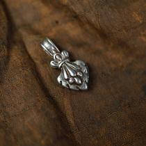 Hidden Tietto A hand cold iron Buddha pearl clip large number of pendant pendant pendant side hanging flame Moibao