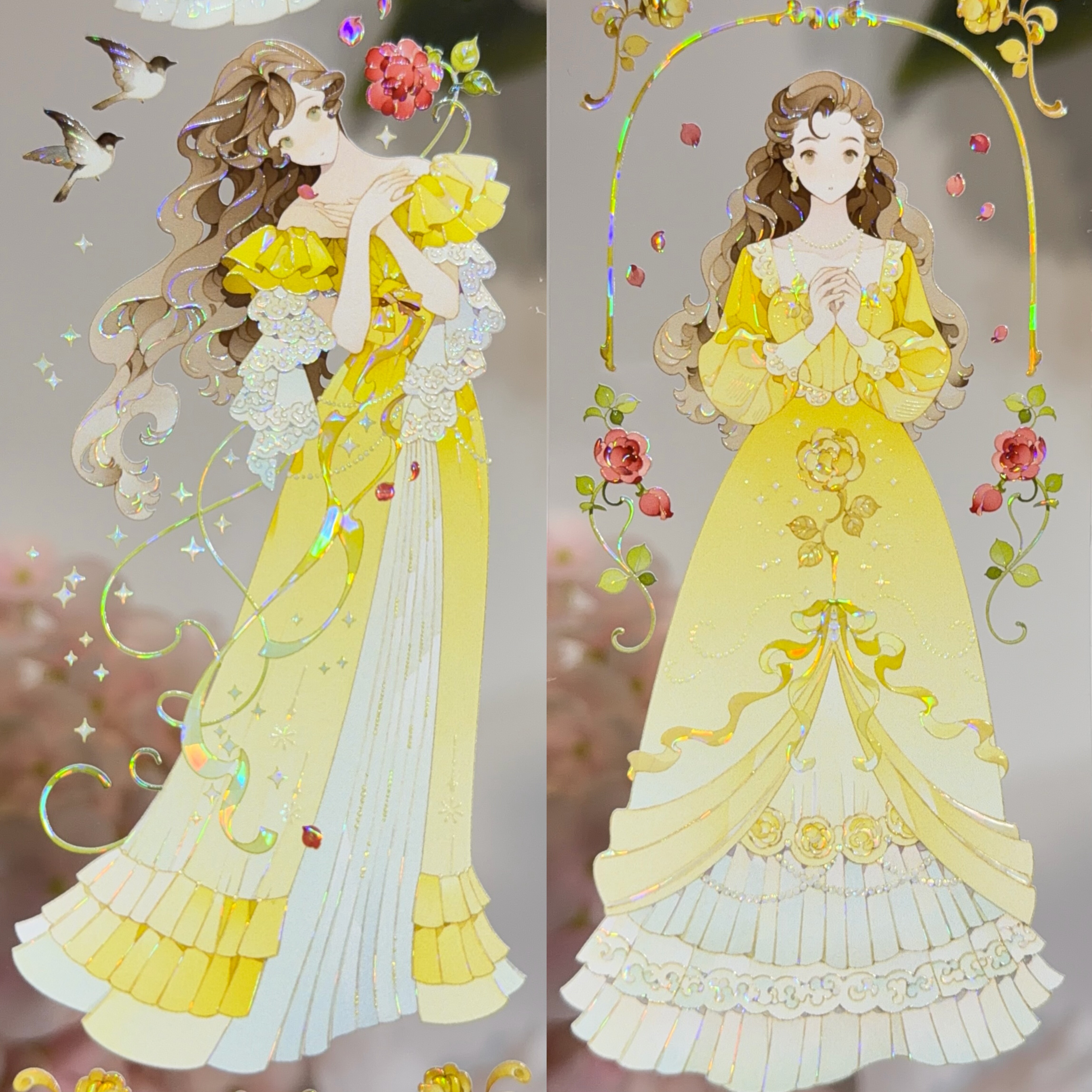 野葵分装手账胶带贝儿拇指姑娘豫太太可爱女孩流麻咕卡手机背卡,淘宝优惠券,粉丝福利购,淘宝优惠卷