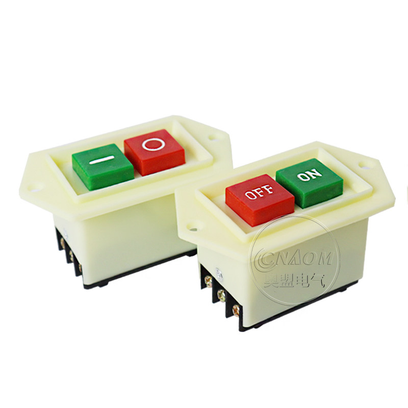 LC3-5A电机按钮开关220v按压式10电源启动按钮绞肉机三相台钻开关,淘宝优惠券,粉丝福利购,淘宝优惠卷