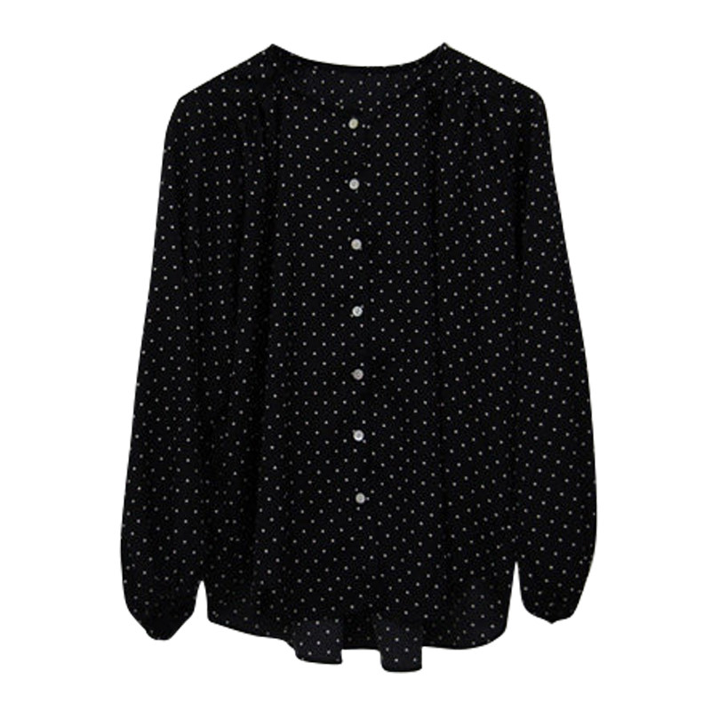 黑色性感衬衫Black Cut-out Long Shirt