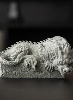 恬静生活青砂石装饰摆件