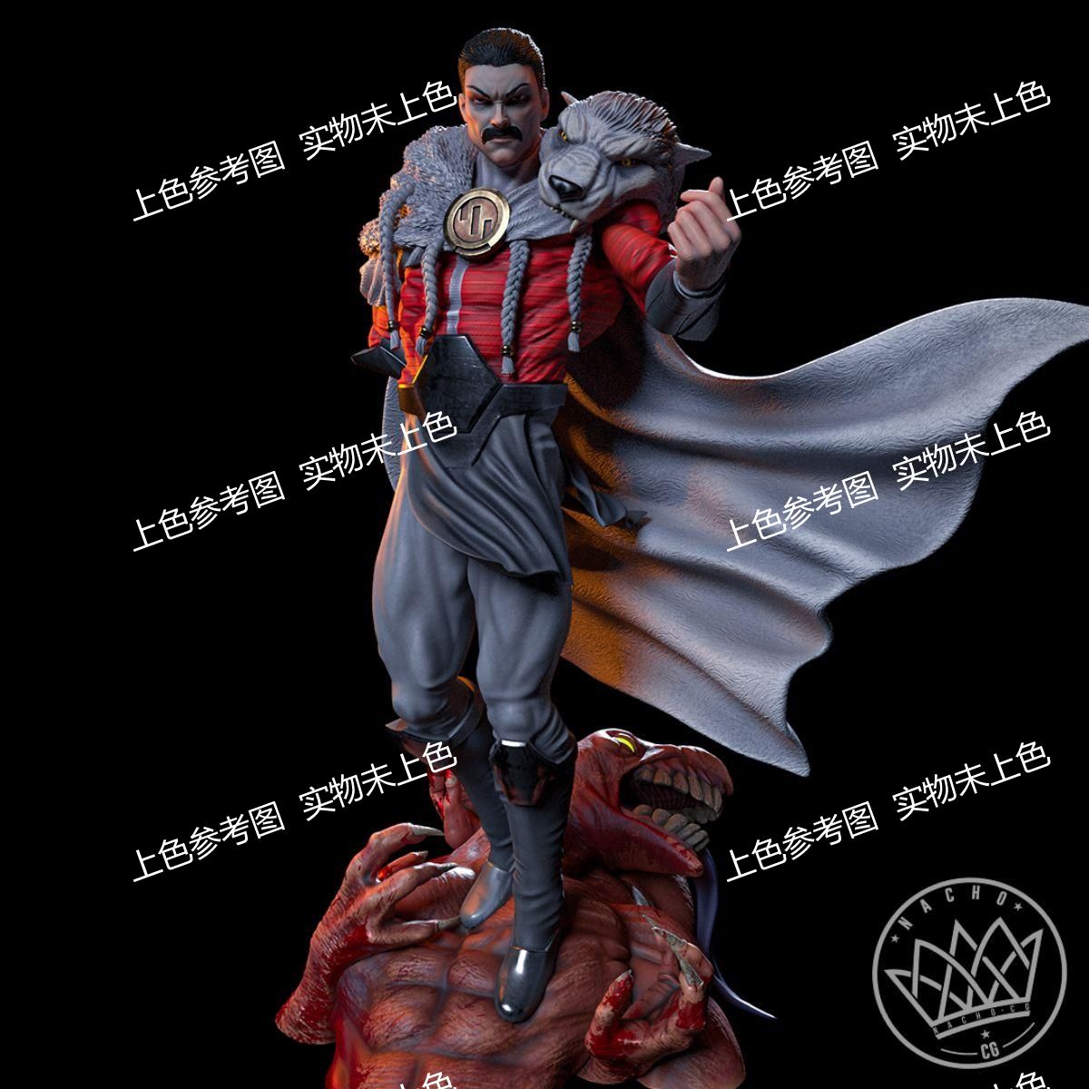 无敌少侠 崔格3D打印模型STL图纸模型素材白模{自动发货} - 图1