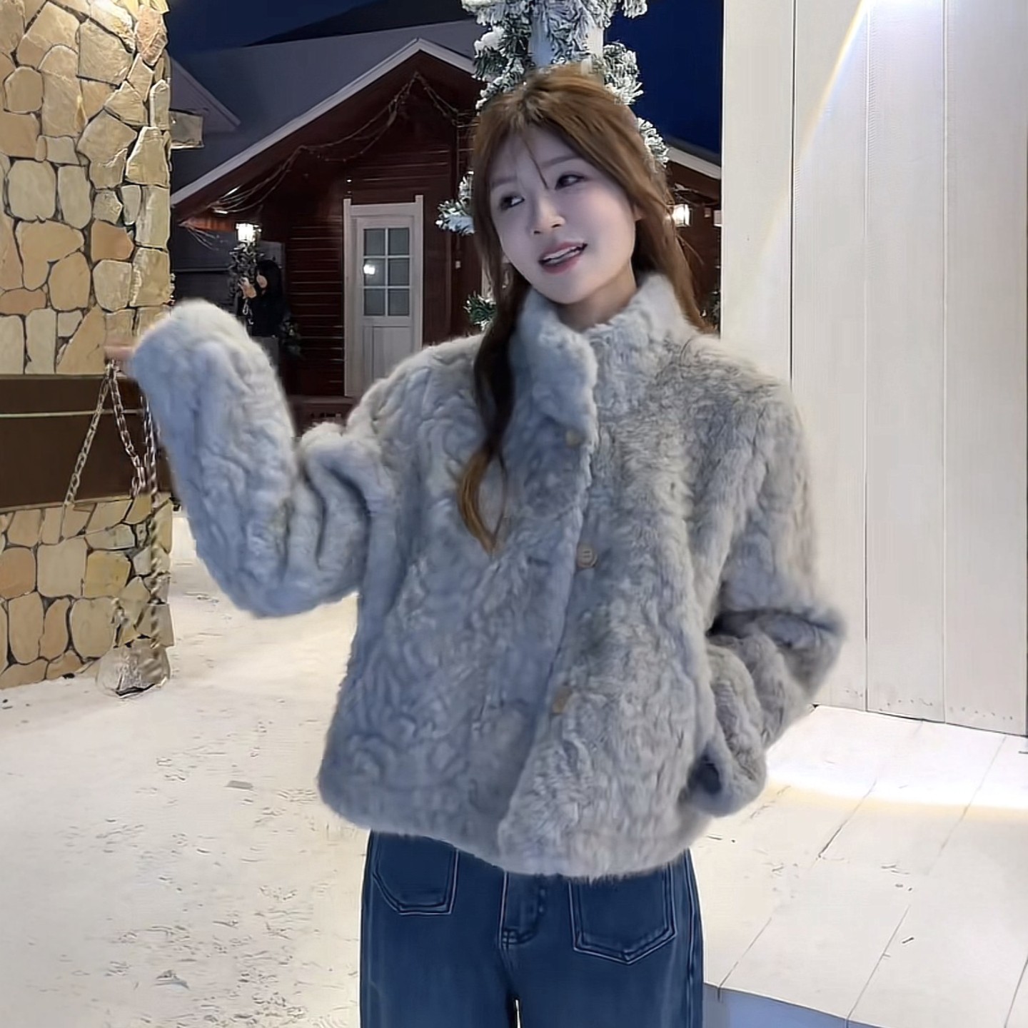 小香风立领羊羔毛外套女装2025冬季韩系超好看气质时尚保暖上衣,淘宝优惠券,粉丝福利购,淘宝优惠卷