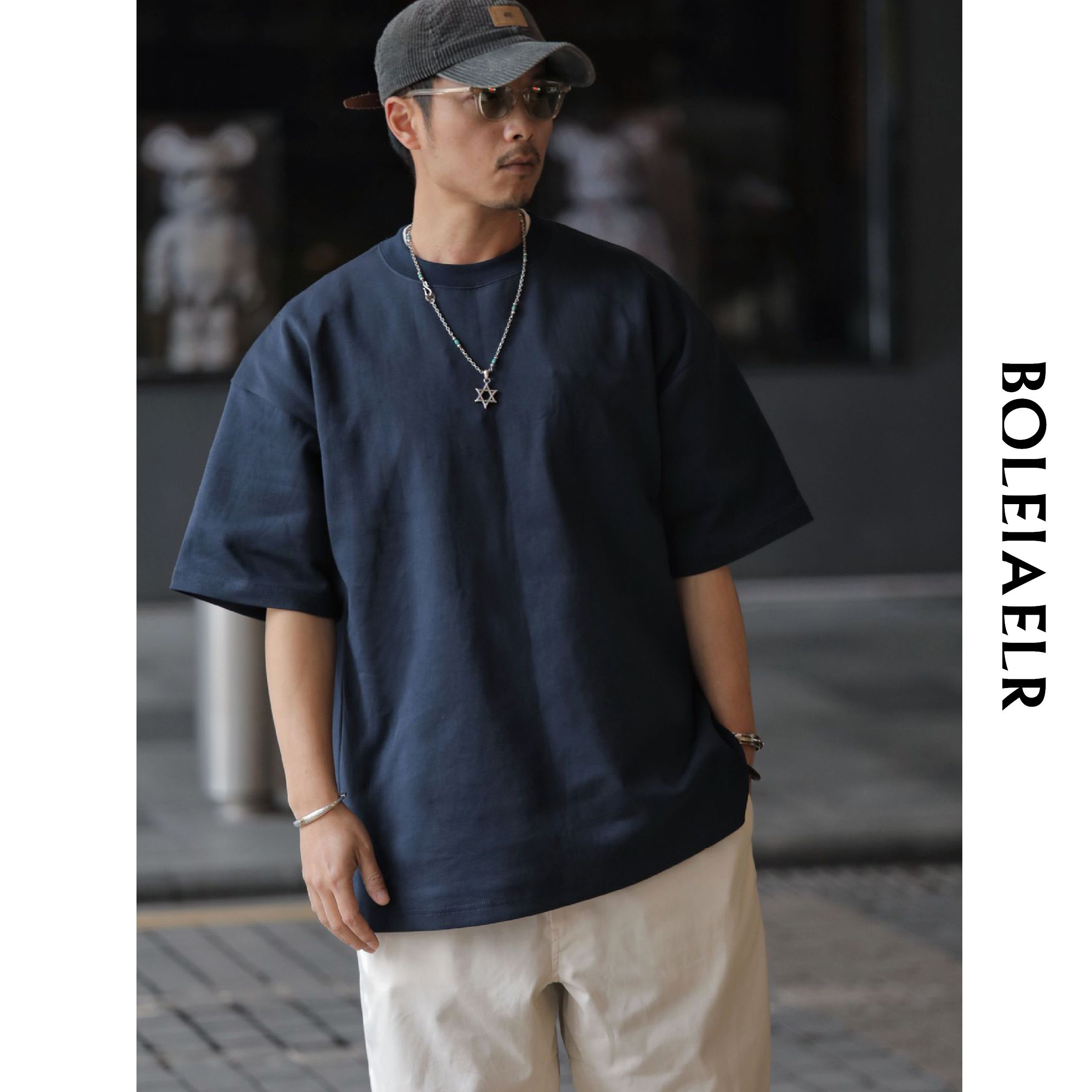 boleiaelr/无束缚感290g日系t恤 布雷尔T恤