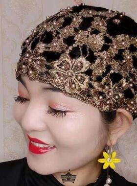 遮白发头饰帽子款纱巾女春夏新款回族头巾盖头妈妈款方便头套帽子