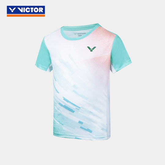VICTOR/威克多羽毛球服青少系列针织儿童运动短袖T恤 T-52022