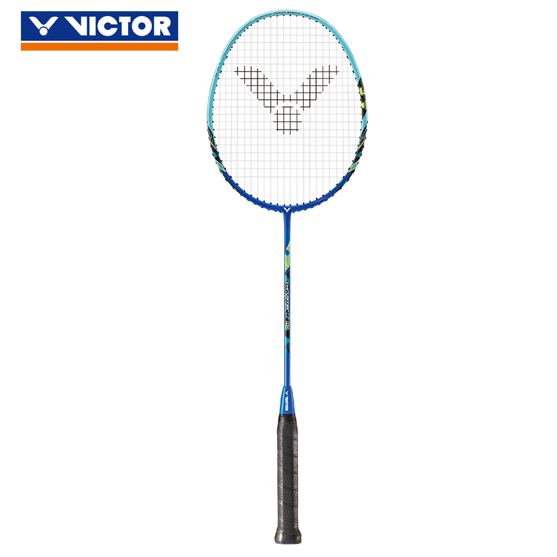 VICTOR/威克多羽毛球拍單拍全碳素業餘初級耐打訓練進攻類 TK-110