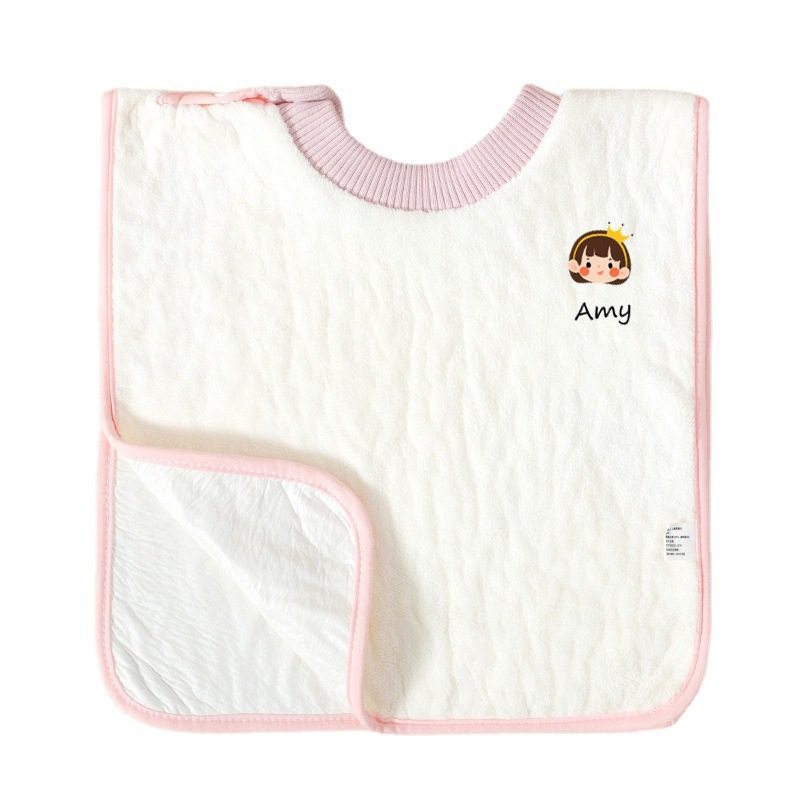 儿童洗漱巾多功能婴儿洗脸毛巾防水围嘴刷牙擦脸漱口水巾宝宝围兜,淘宝优惠券,粉丝福利购,淘宝优惠卷