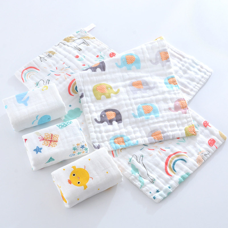婴儿毛巾新生超软洗脸纯棉六层纱布擦脸洗澡长方形宝宝口水巾全棉,淘宝优惠券,粉丝福利购,淘宝优惠卷
