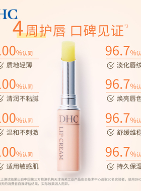 张翅同款DHC橄榄润唇膏1.5g×3
