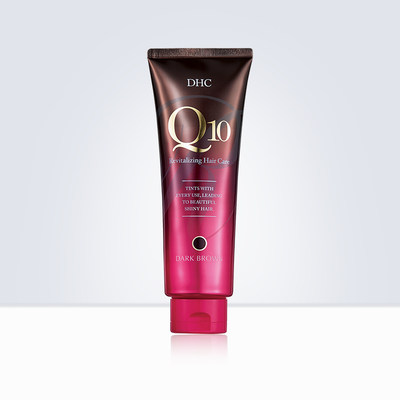 Dhc 进口保税 Q10丰盈美色快速润发乳235g升级版深棕色固色滋养 虎窝淘