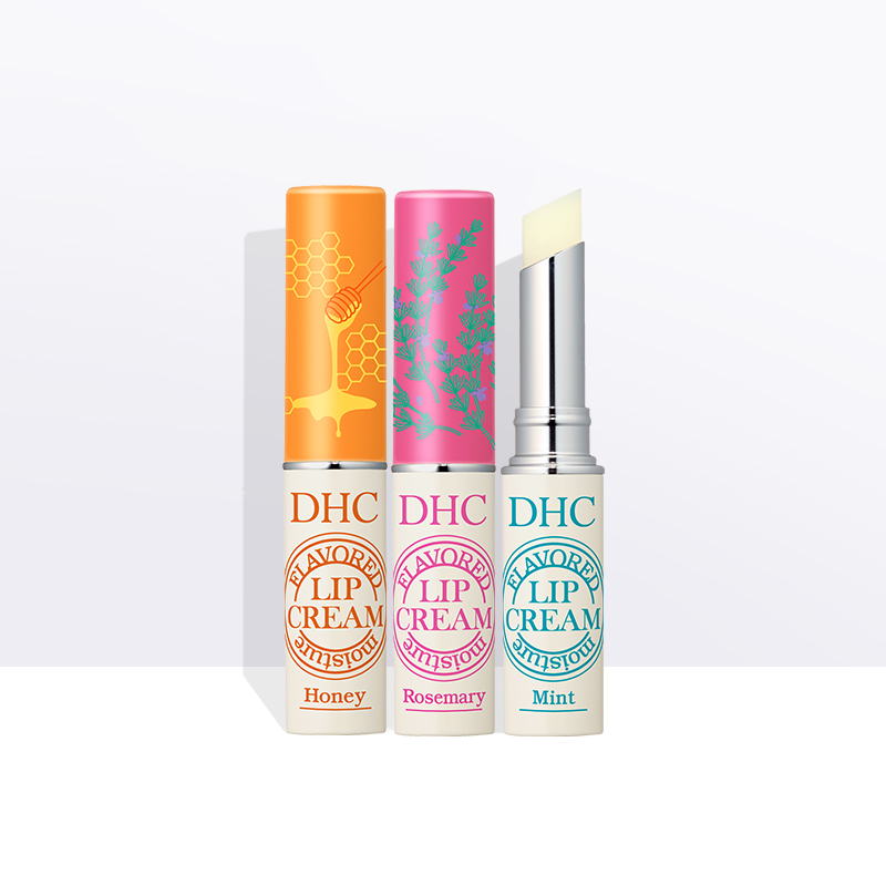 DHC海外旗舰店DHC【保税包邮】香芬滋润护唇膏套装1.5g*3 香氛润唇保湿平滑唇纹0
