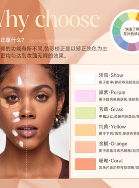 Liquid Foundation 跨境DEROL粉底修正液色遮瑕矫正肤色水润调色